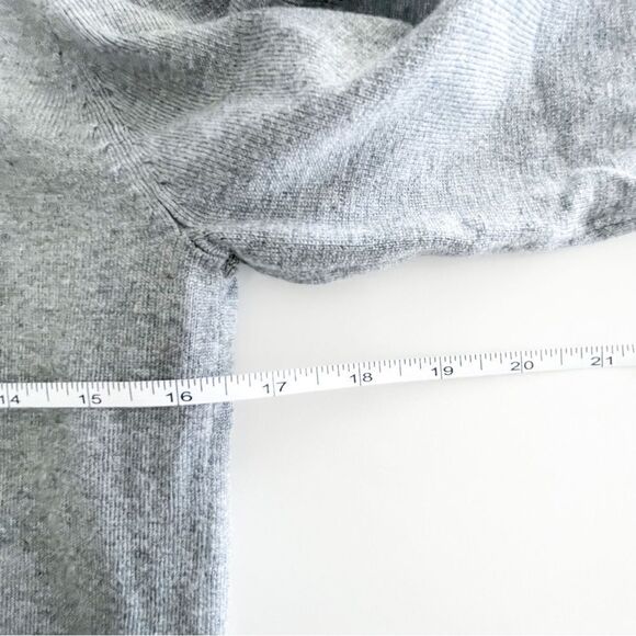 Current Fashion Collection Cardigan Fine Knit Button Up Grey Women's S NWT - Picture 8 of 10